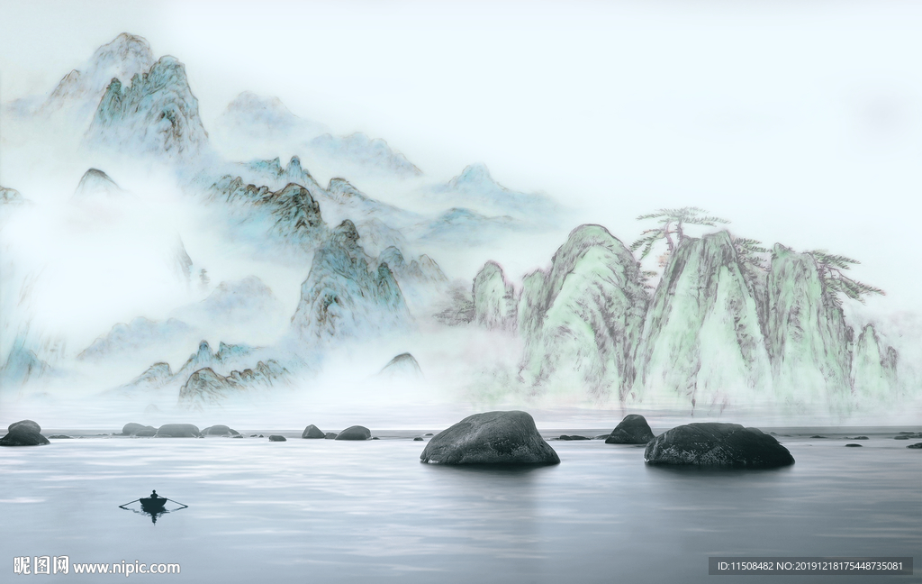 新中式山水