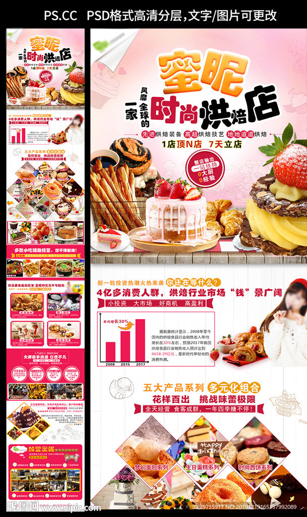 烘培店招商加盟页面