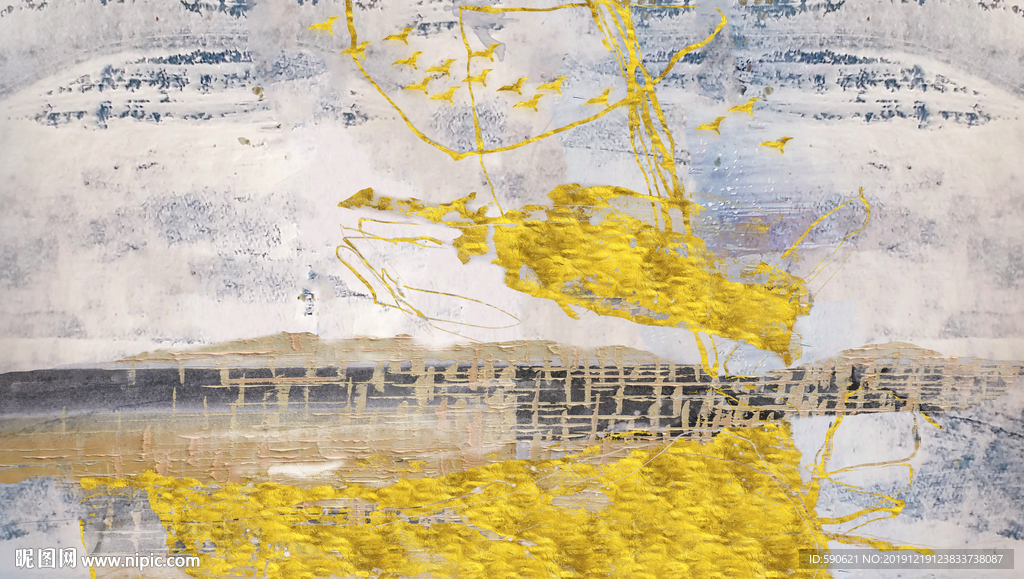 抽象油画