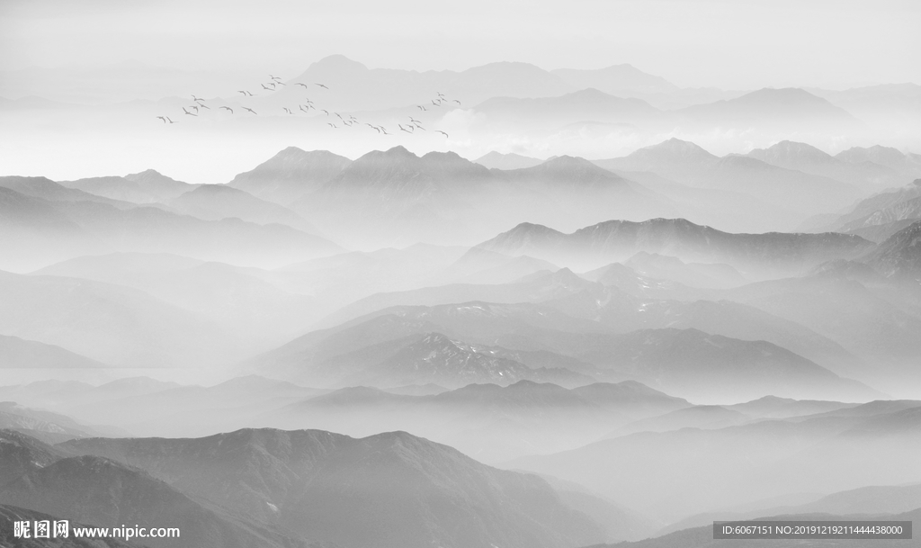 水墨山水画