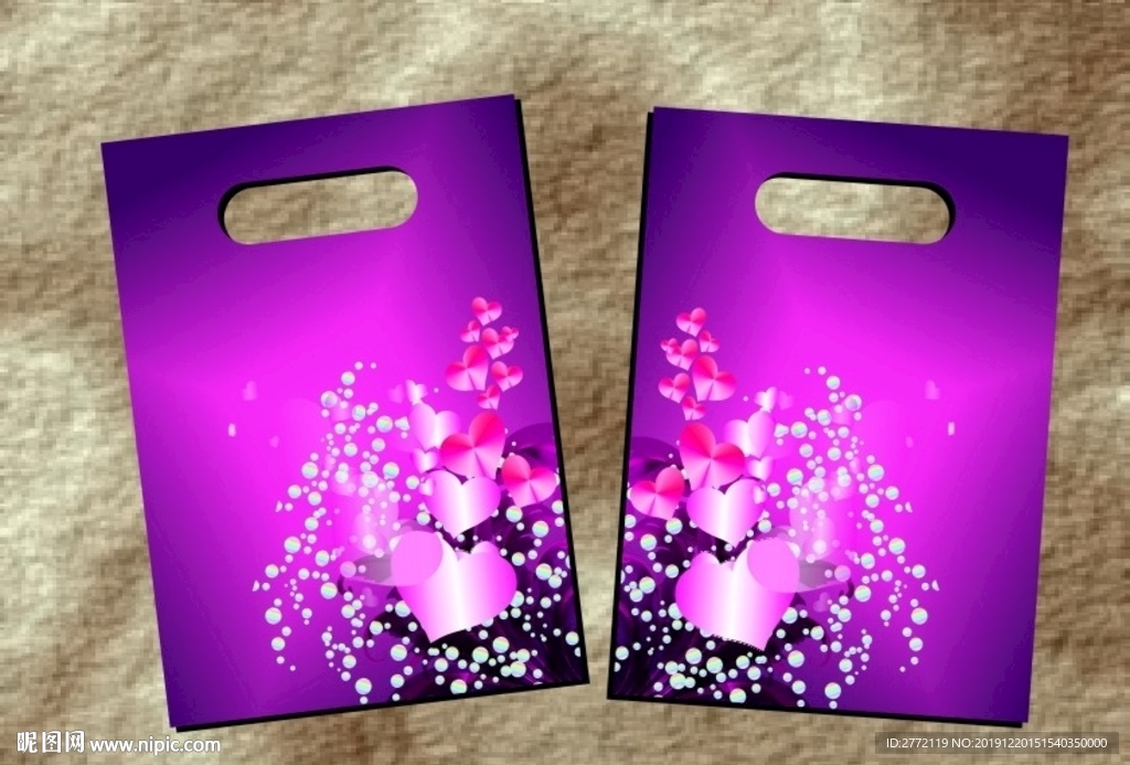 浪漫花纹 手袋设计