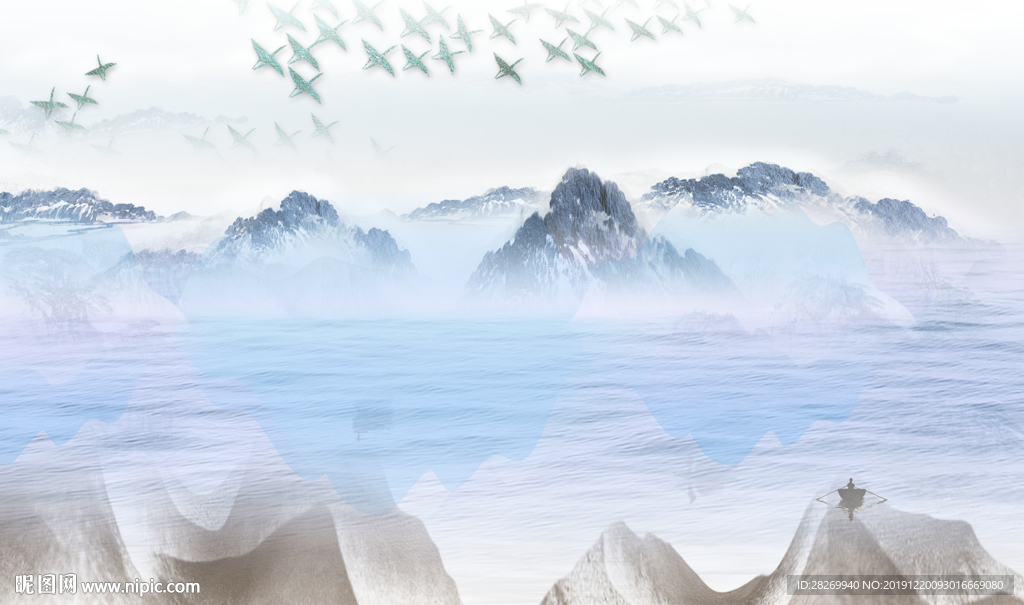 创意水墨画