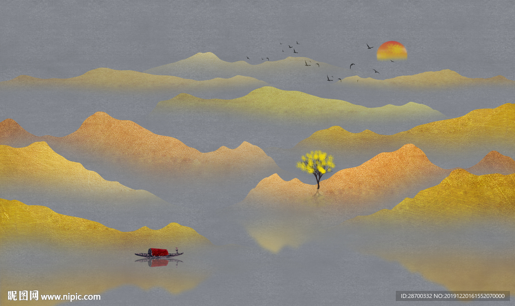 意境山水画