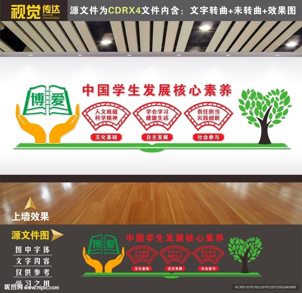 中国学生发展核心素养文化墙