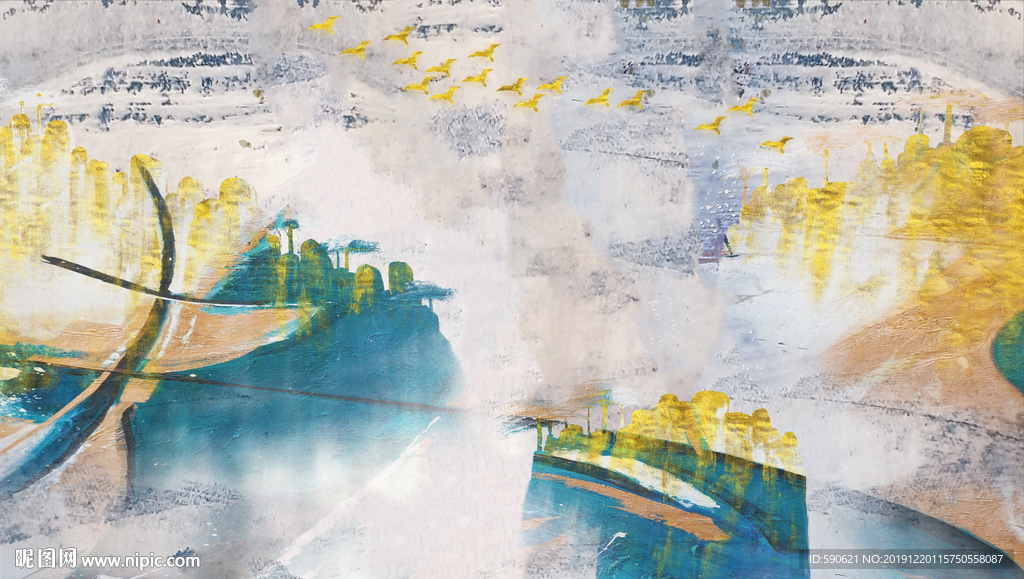抽象油画
