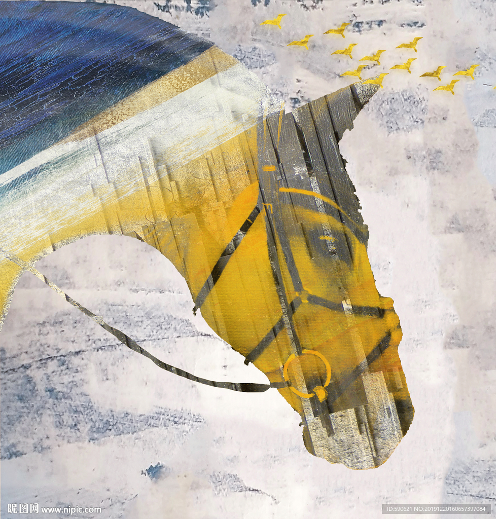 抽象油画