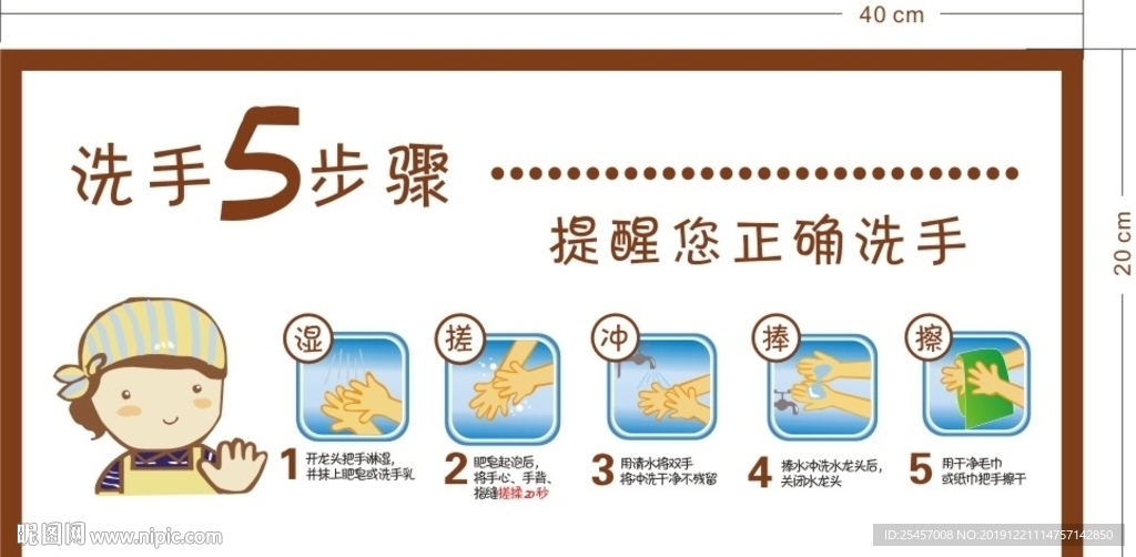 正确洗手