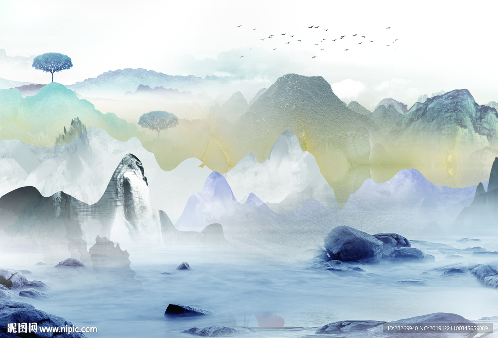 水墨画