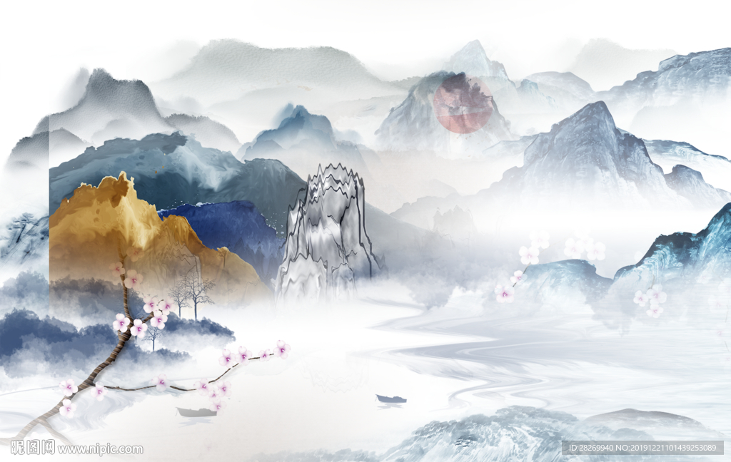 水墨画