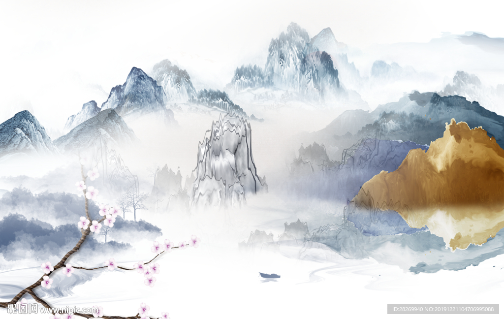 禅意水墨山水