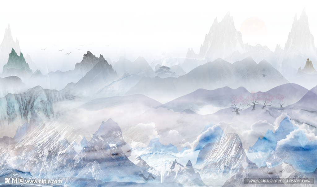 禅意水墨山水