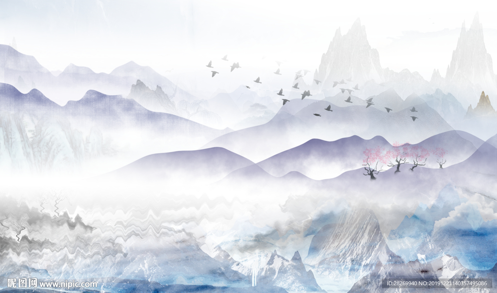 禅意水墨山水