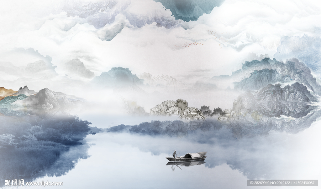 禅意水墨山水