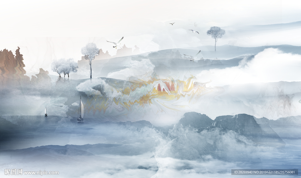 水墨画