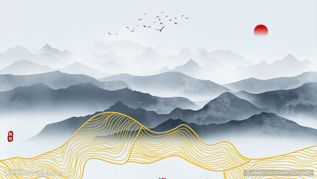 水墨山水
