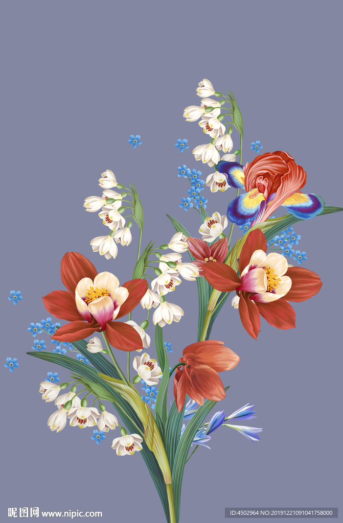 手绘花