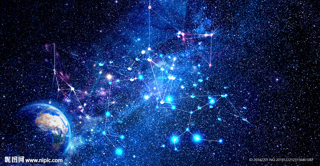 十二星座专属星空图图片