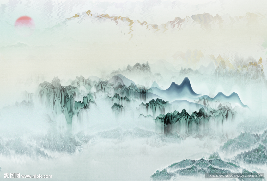 新中式背景