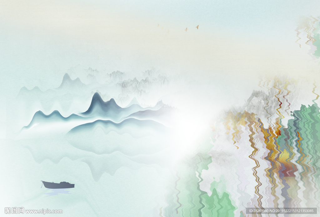新中式背景