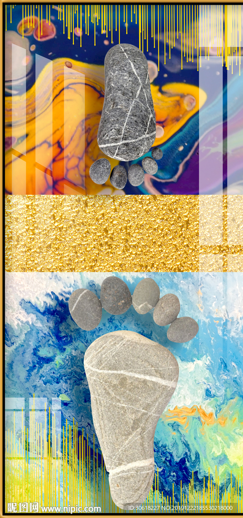 北欧背景墙装饰画