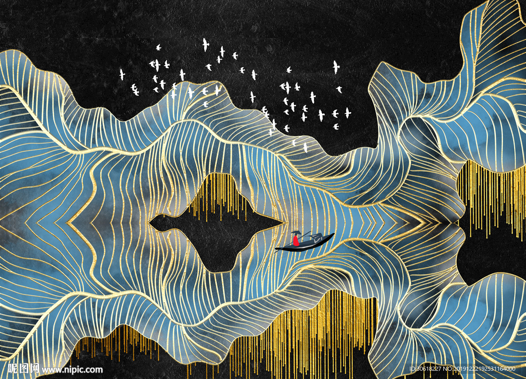 北欧背景墙装饰画