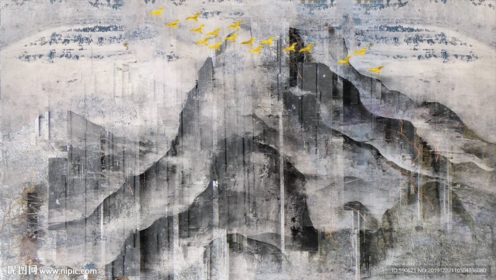 抽象油画