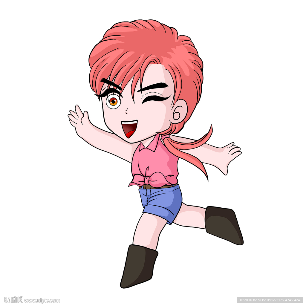 手绘风卡通人物