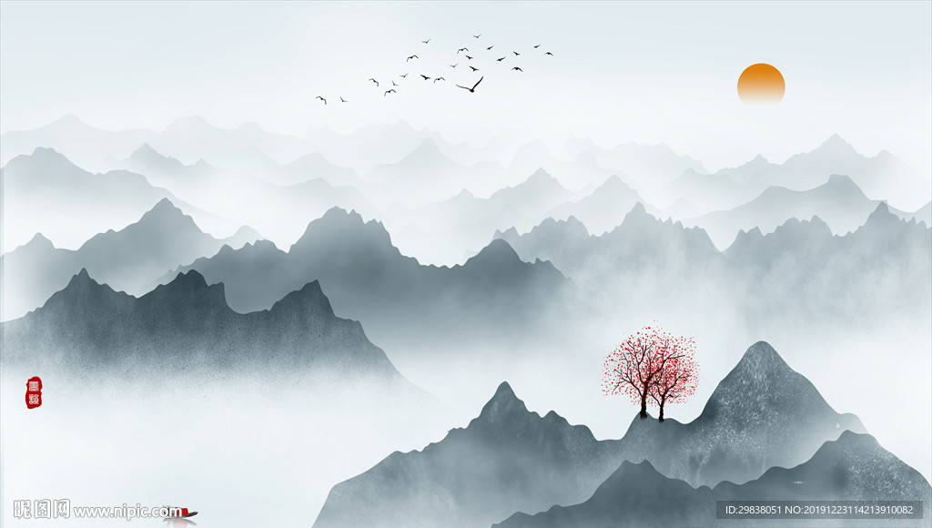 山水画