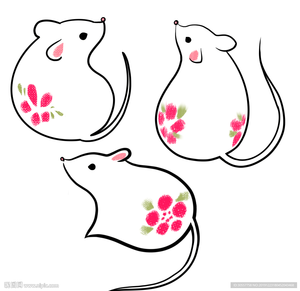 鼠年吉祥生肖老鼠