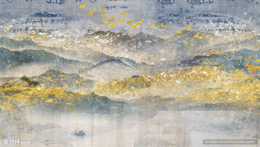 抽象油画