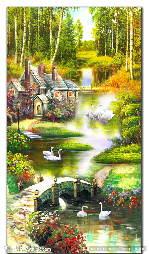 油画风景