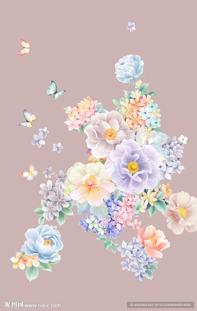 手绘花