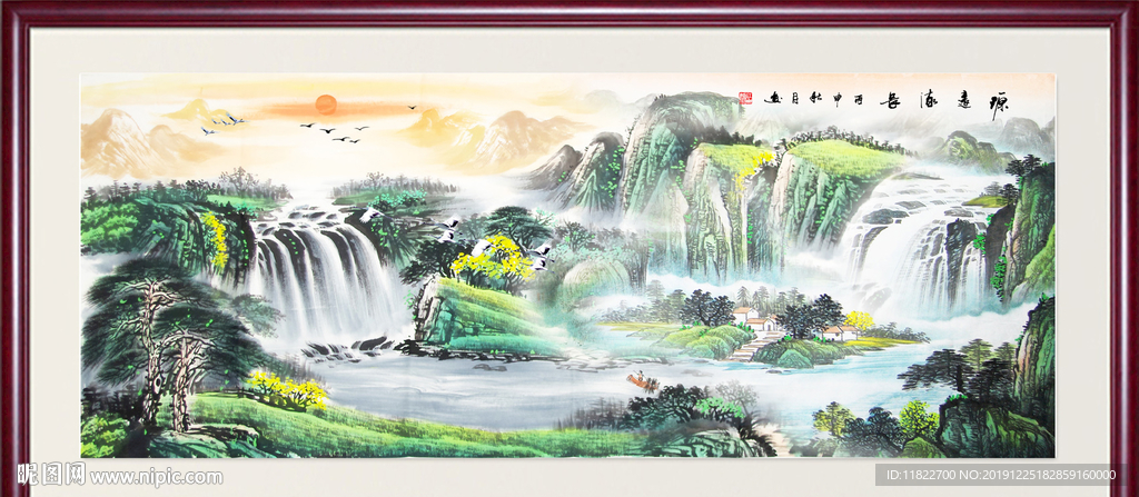 国画山水
