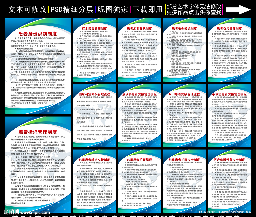 医院患者制度