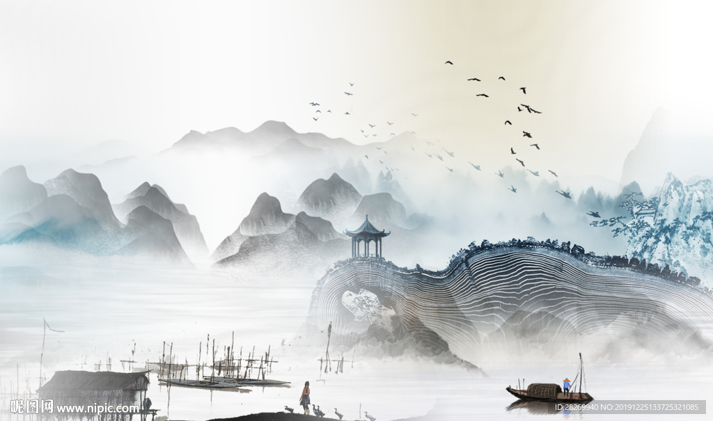 水墨画