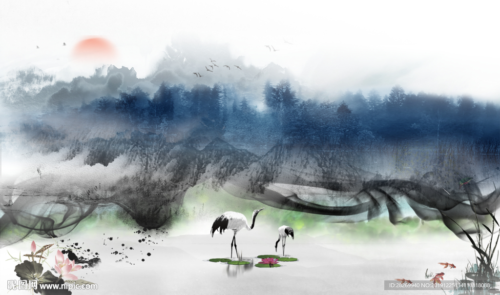 水墨画