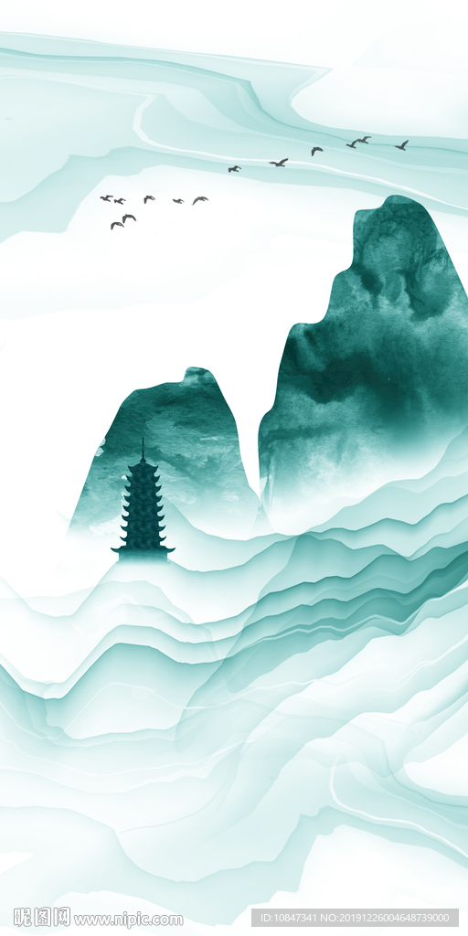 极品新山水风景画 TIF分层