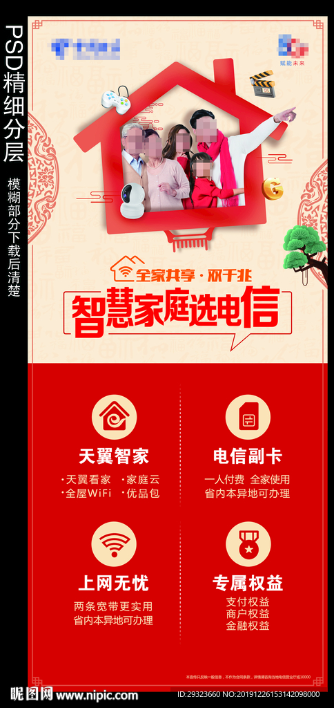 智慧家庭选电信
