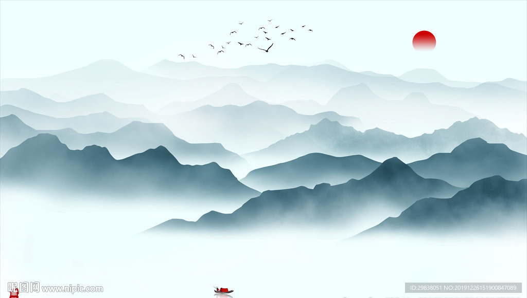 水墨山水