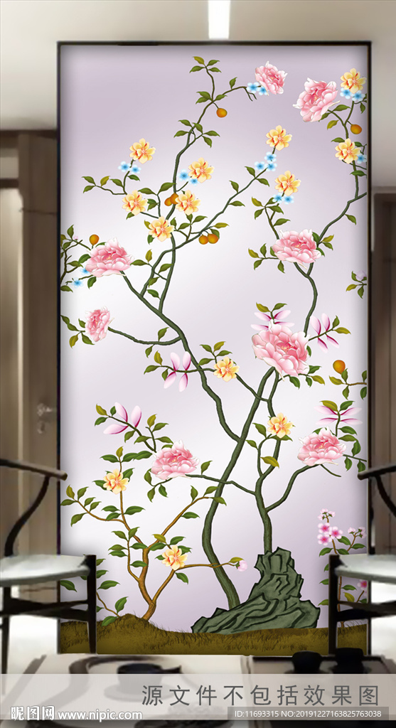 手绘花鸟装饰画
