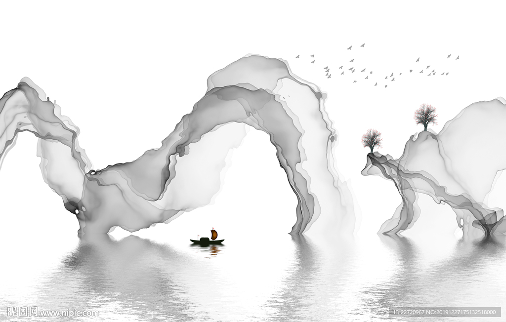 新中式水墨山水