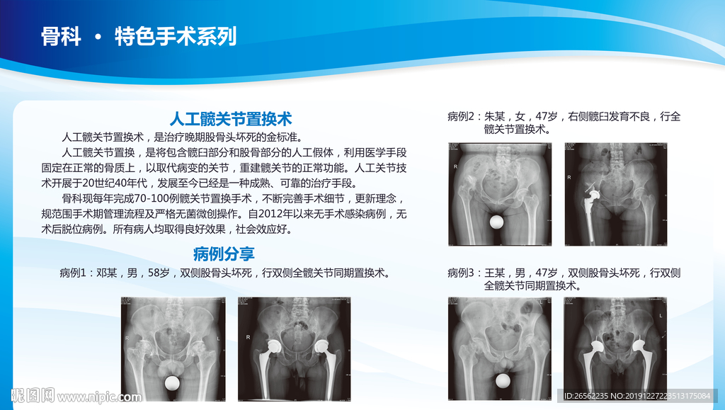 医院骨科宣传栏海报