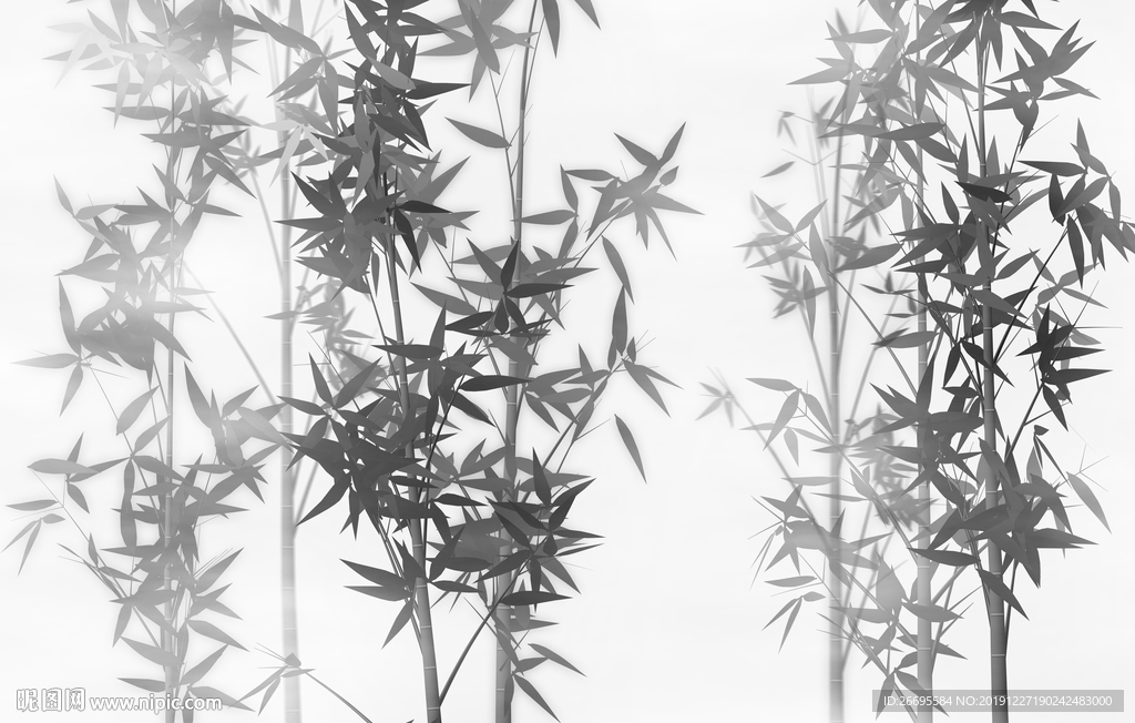 水墨竹子