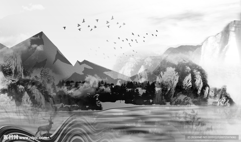 水墨山水