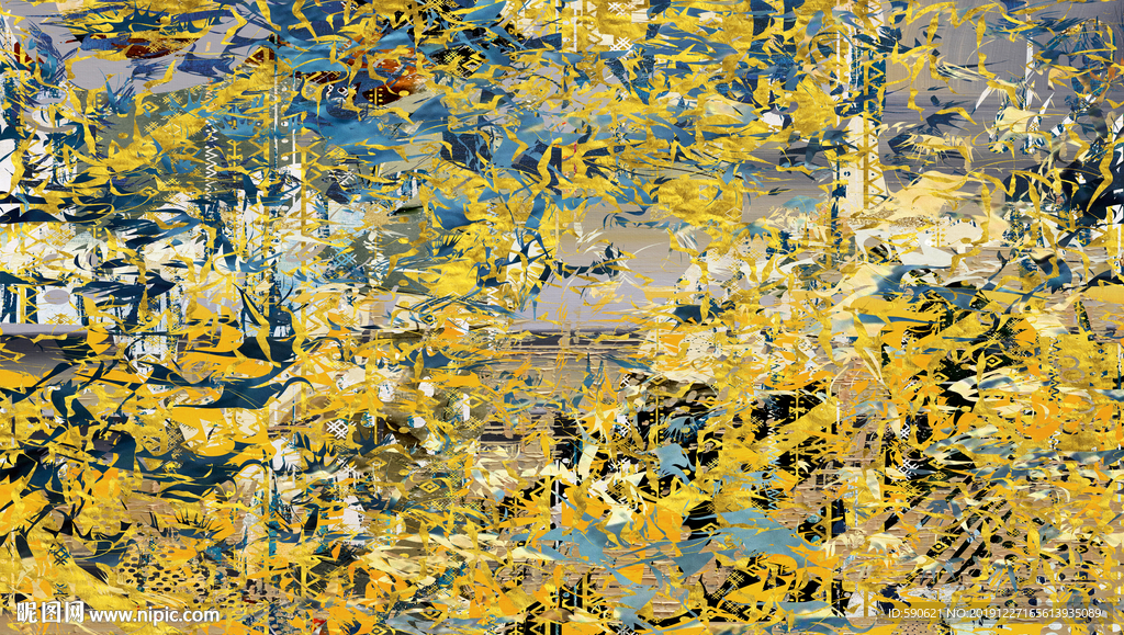 抽象油画