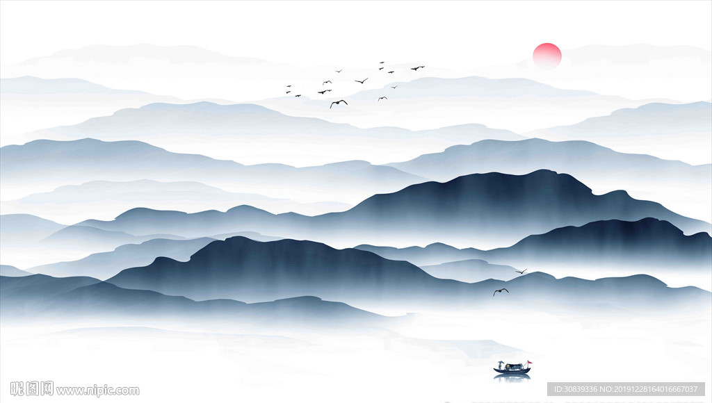 水墨山水