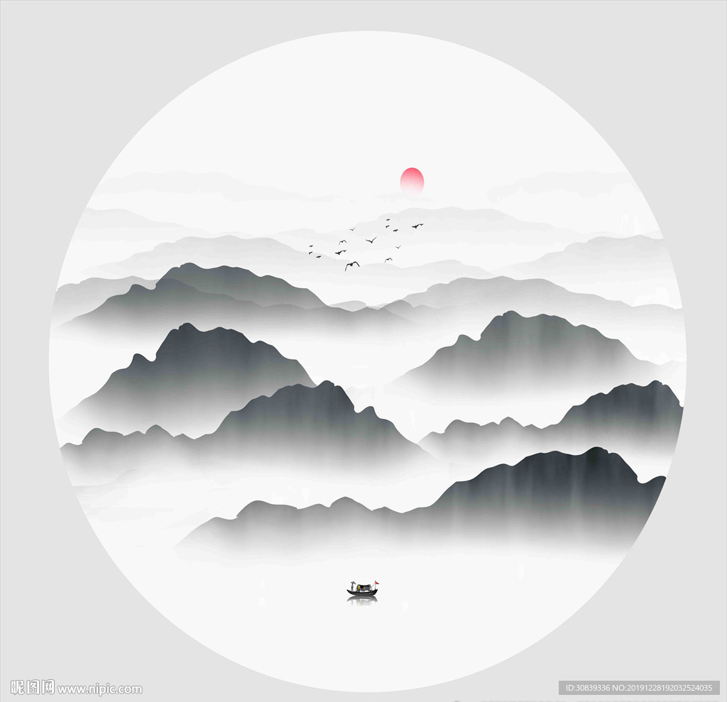 中国风水墨画