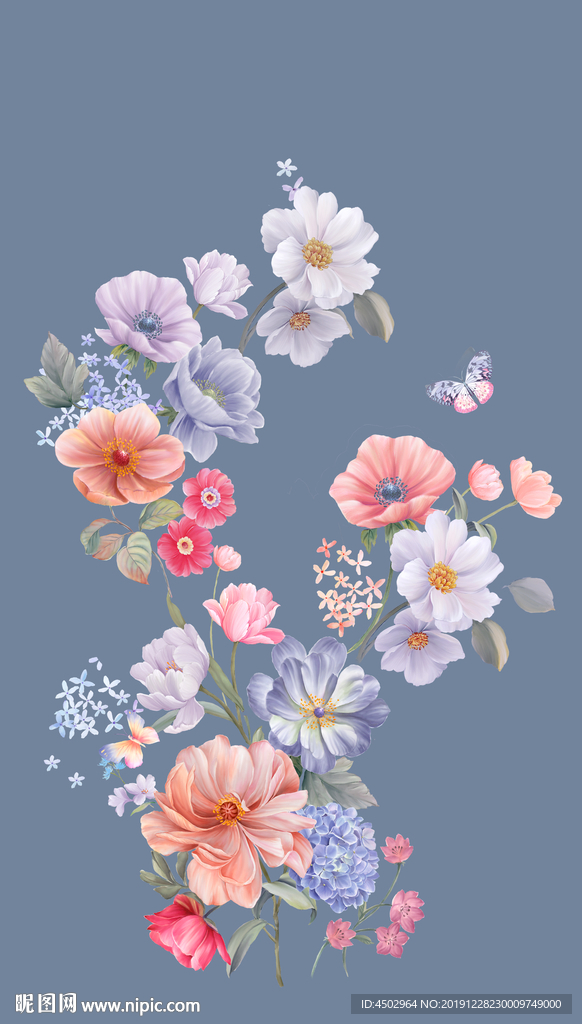手绘花