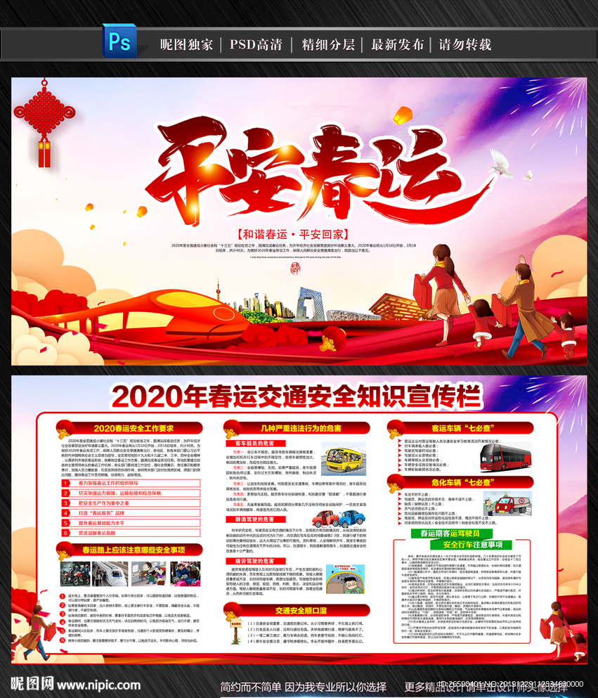 2020年春运交通安全知识宣传