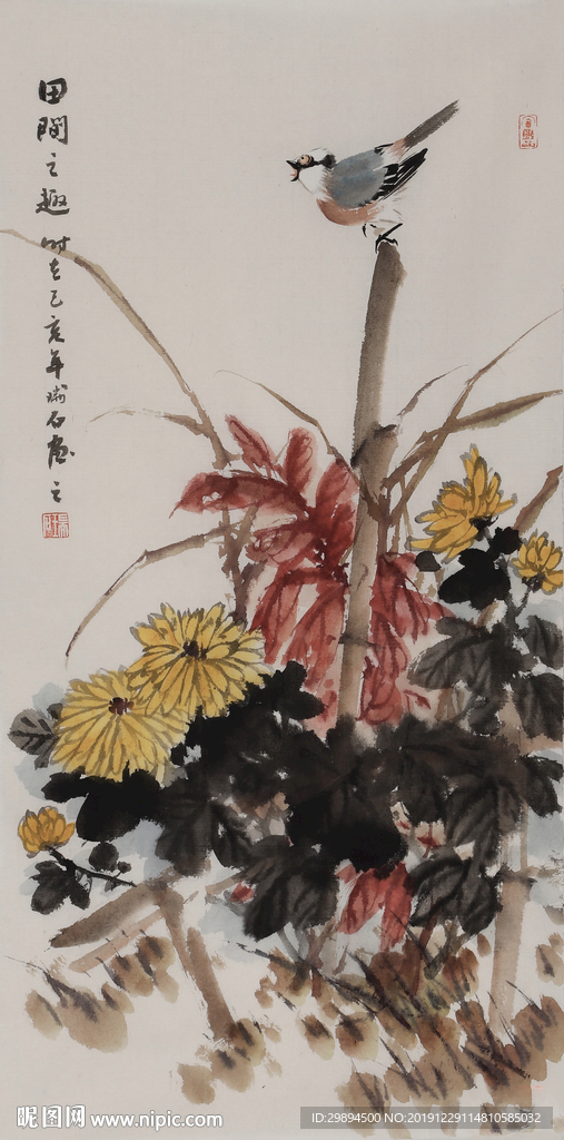 古典花鸟中式装饰画